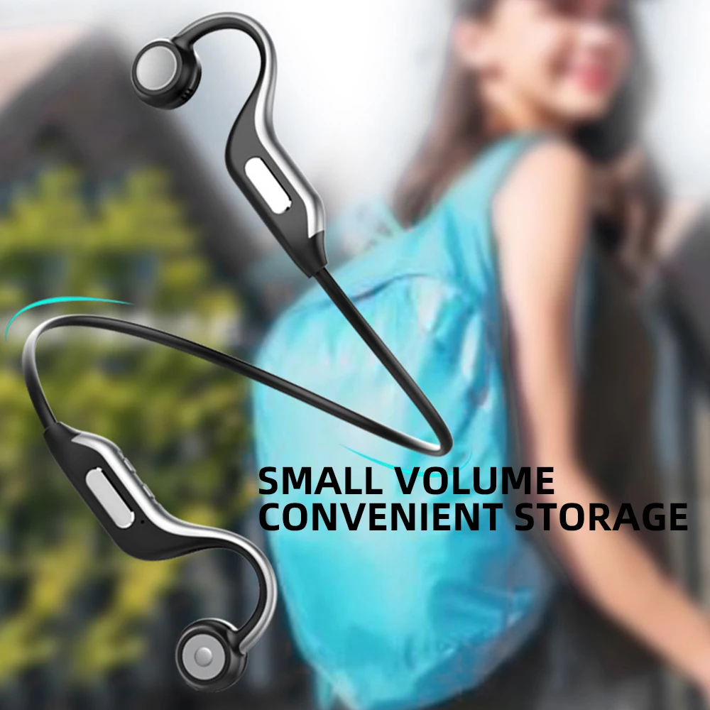 Наушники FDBRO Bluetooth 5 0 новейшая Гарнитура костной проводимости встроенная карта