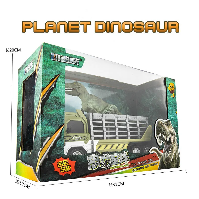 

Dinosaurs Car Toy Transport Car Carrier Truck Toy Pull Back Play Vehicle Toy with Dinosaur Action Figure for Children Xmas Gifts