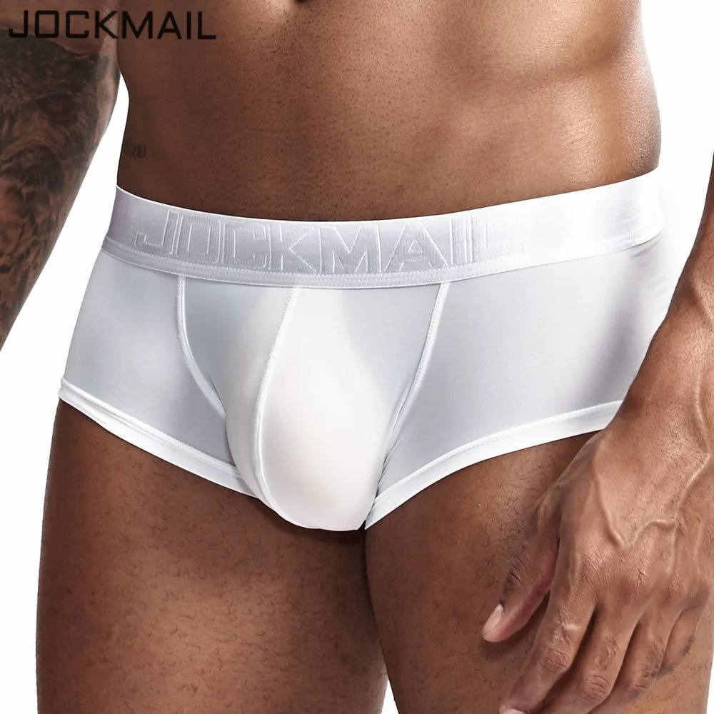 Трусы-боксеры JOCKMAIL мужские ультратонкие однотонные выпуклые пикантное нижнее