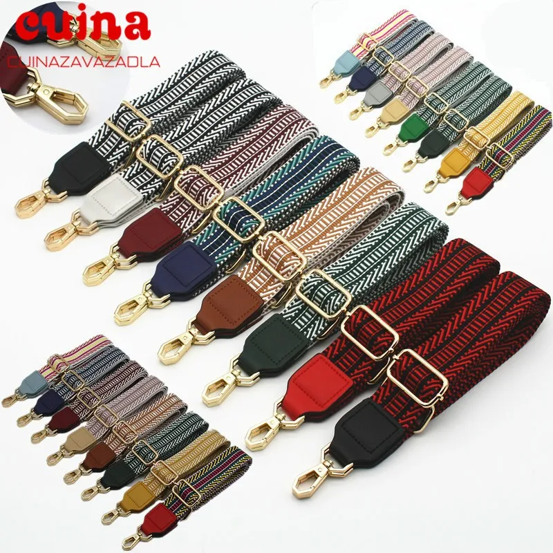 

Новый Сменный ремешок для сумок, модный регулируемый наплечный ремень через плечо, хлопковая ткань, широкая сумка, ручные сумки, аксессуары