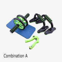 elastic band rope skipping gripping device abdominal wheel suit fitness roller training tool gym equipment