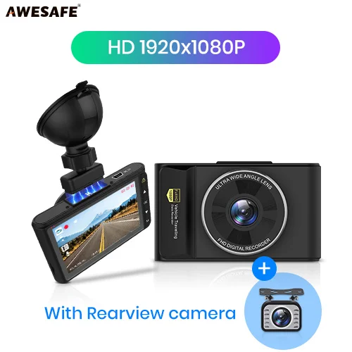 1080P AWESAFE Q8 4K 2160P gps Автомобильная камера DVR Dash cam Видео привод рекордер Авто регистраторы full hd 1920x1080 ночное видение - Название цвета: 1080P