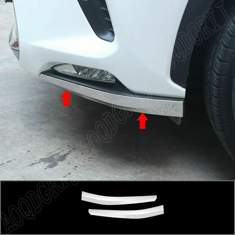 

2 шт., накладки на углы переднего бампера, для Lexus NX300 300H 2018-2021