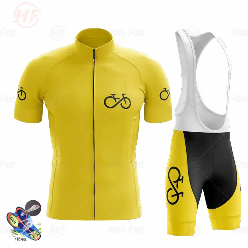 New Bike Men 2021 Summer Cycling Jersey Set Short Sleeve Mountain Uniform Ropa Ciclismo Maillot clothing Suit | Спорт и развлечения