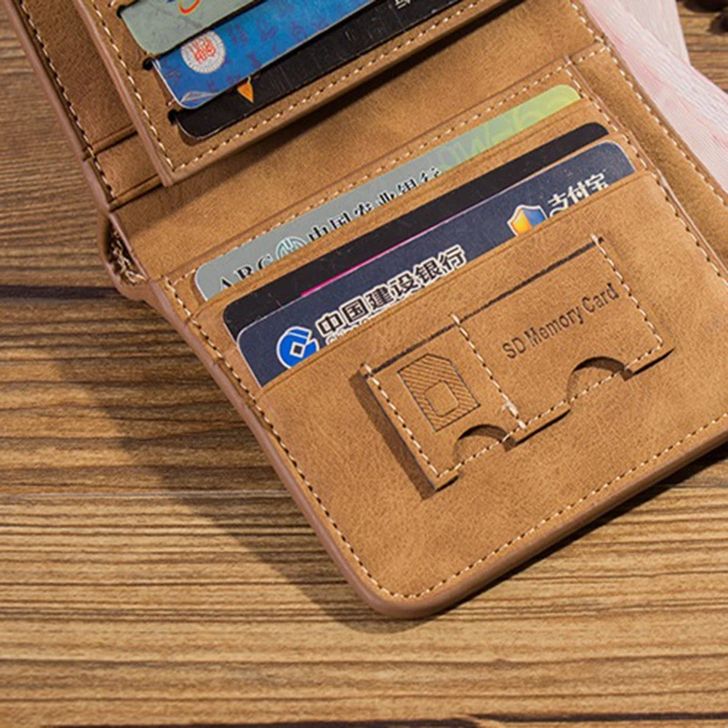 Мужской кошелек кожаный|portefeuille homme|men wallet pursewallet dollar men |