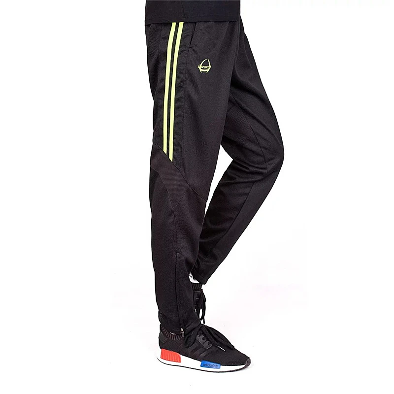 Мужские штаны для бега футбольные брюки спортивные эластичные спортивная одежда