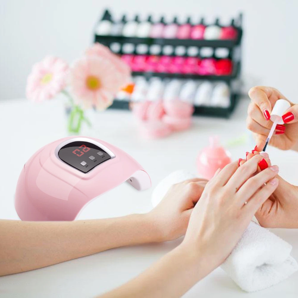 

Многофункциональная Классическая практичная светодиодсветодиодный УФ-Сушилка для ногтей Pro 54 Вт для отверждения фотолампы с инфракрасным ...