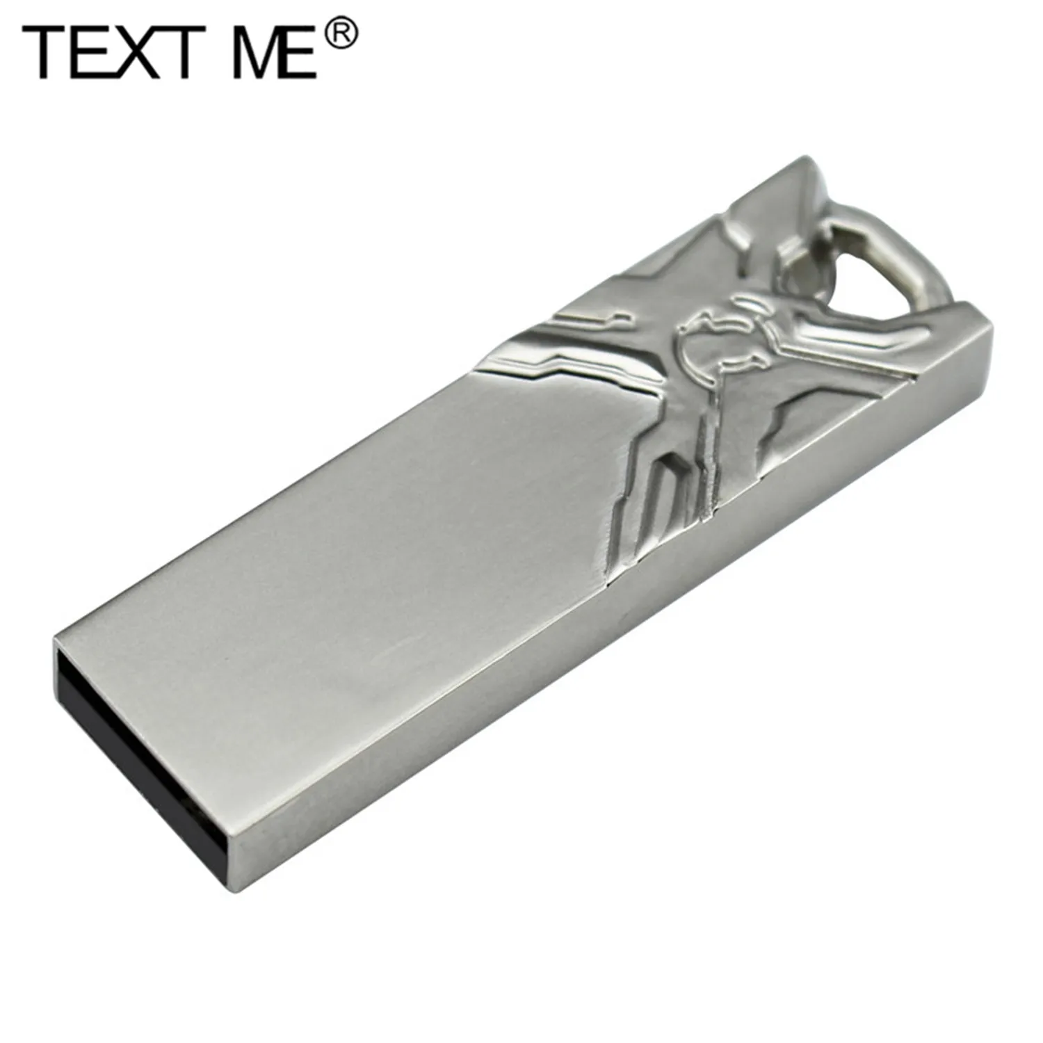 

TEXT ME Metal USB2.0 pendrive 64GB Creative U Disk 32GB 16GB 8GB 4GB Memory Card Gift USB