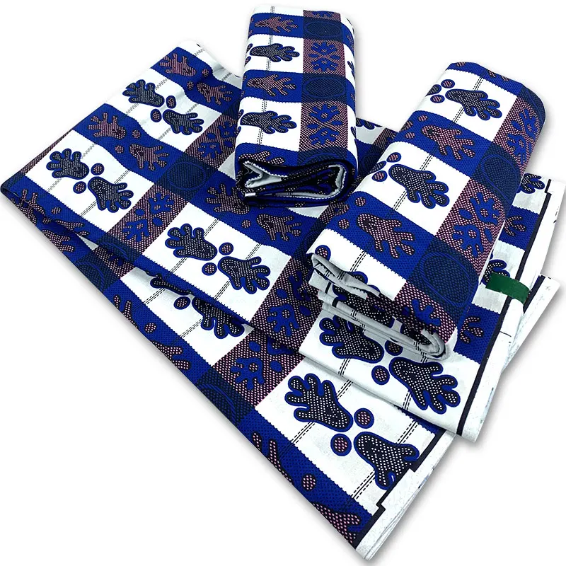 

2021 wax fabric 6yards of african fabric Original wax 100% cotton wax fabric african prints fabric