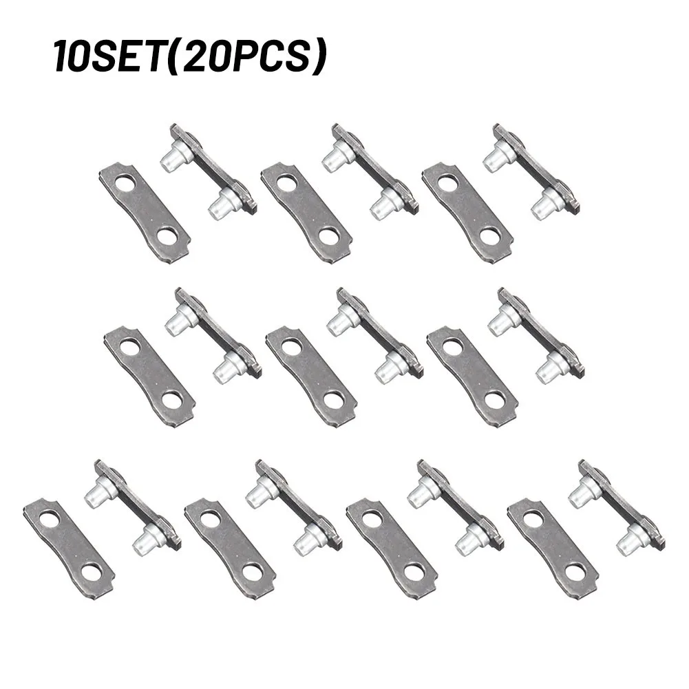 

10 Sets Chain Links Parts 3/8 LP 0.043 Pitch 0.05 Gauge Repair Kit For Garden Tools Chainsaw Accessories