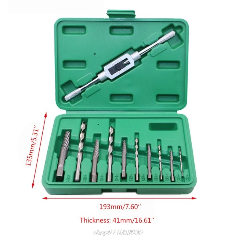 

11Pcs/Set 3mm -10mm High Hardness Damaged Broken Screw Extractor Drill Bit Bolt Stud Remover Tool D18 20 Dropshipping