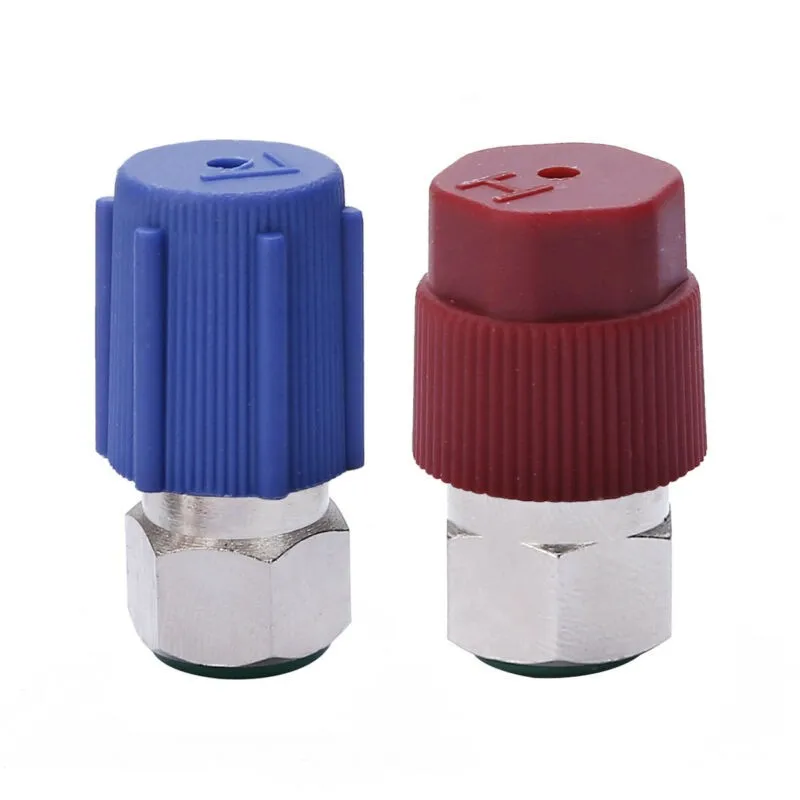 

1 Set A/C Charging Port Adapter 1/4 SAE Filling High & Low Pressure Quick Coupler