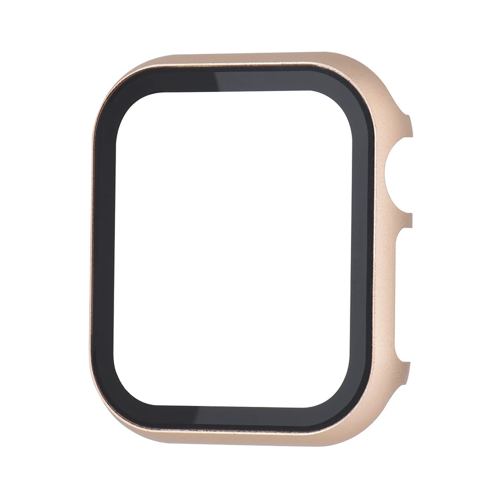 Металлический чехол из закаленного стекла для apple watch 42 мм 38 мм 44 мм 40 мм чехол iWatch серии 5 4 3 2 1 рамка для часов защитный чехол