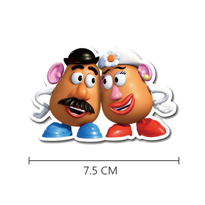 Наклейка на автомобиль стикер s для ноутбука фильм Mr.Potato головы 3 шт./компл. милые
