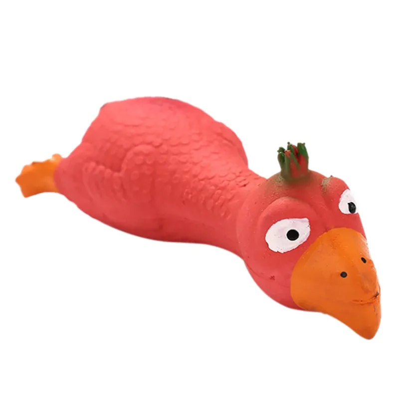 

Pets Latex Screaming Chicken Toy Super Durable & Funny Squeaky Chicken Dog Chew Toy For Dogs Cats Accessories