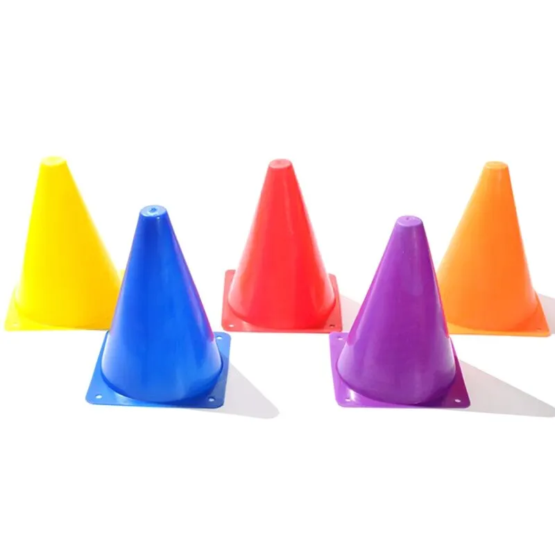 

18cm Football Training Logo Bucket Kindergarten Basketball 7 Inches Three Corner Mark Barriers Training Cone Corner Mark Tools