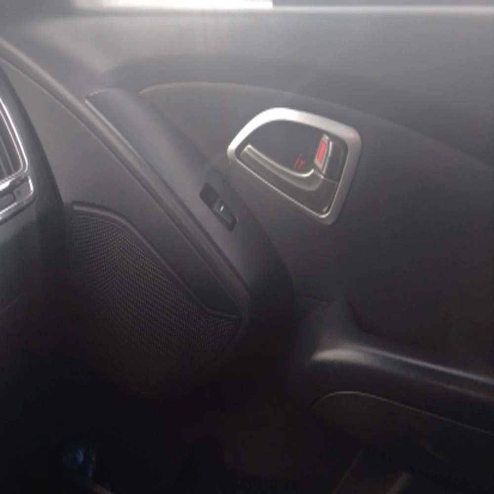 

Для Hyundai IX35 2010 2011 2012 2013 2014 2015 АБС матовая внутренняя дверная ручка Чаша Защитная крышка двери аксессуары для подлокотников