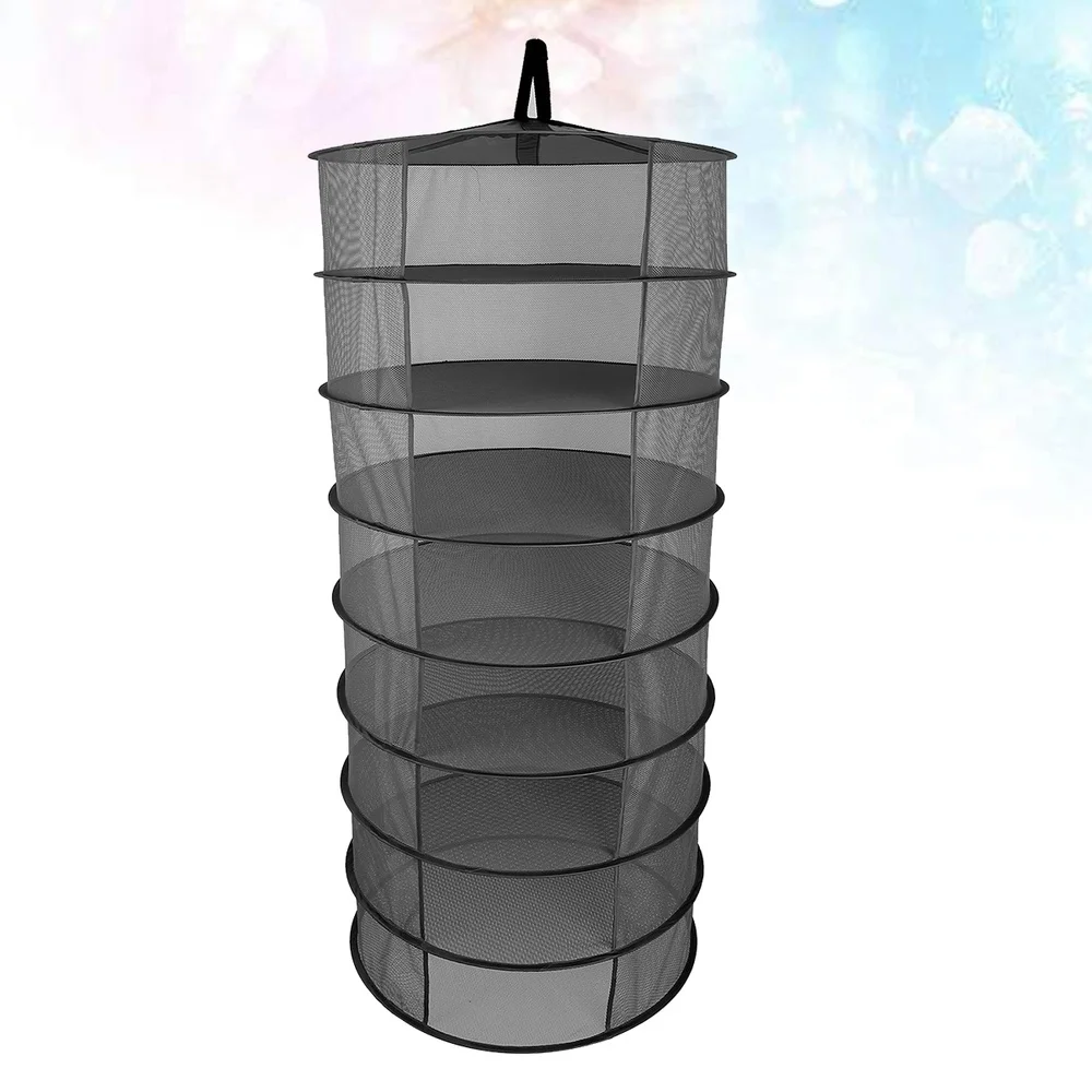 60 см 8 слоев портативный складной подвесной органайзер для хранения сушильной