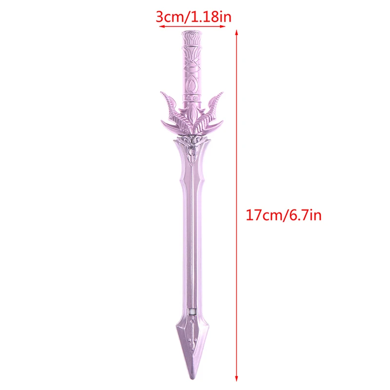 

Creative Arms Sword Props Black Gel Pen Student Writing School Study Stationery Office Supplies