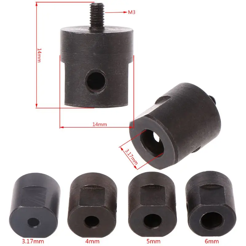 

1Set M3 3.17MM/4MM/5MM/6MM Saw Blade Connecting Rod Angle Grinder Spindle Adatper for Polish Cutting Machine Electric Drill