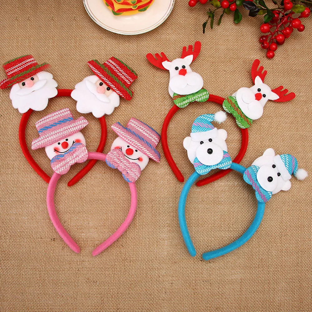 Горячая Рождественская осветительная повязка Санта-Клаус Снеговик Олень