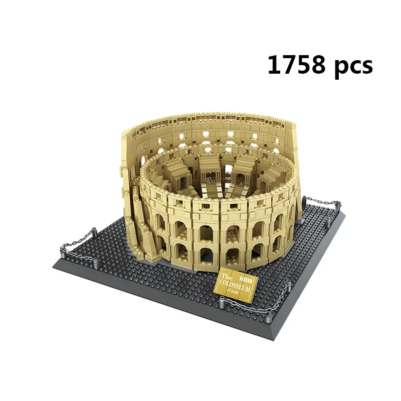 Конструктор городская архитектура модель римского колоссея Берлина Бранденбург