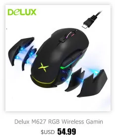 Delux M618 беспроводная Вертикальная мышь эргономичная оптическая Mause портативная компьютерная мышь для Xiaomi ноутбук ПК ноутбук Macbook Air Pro