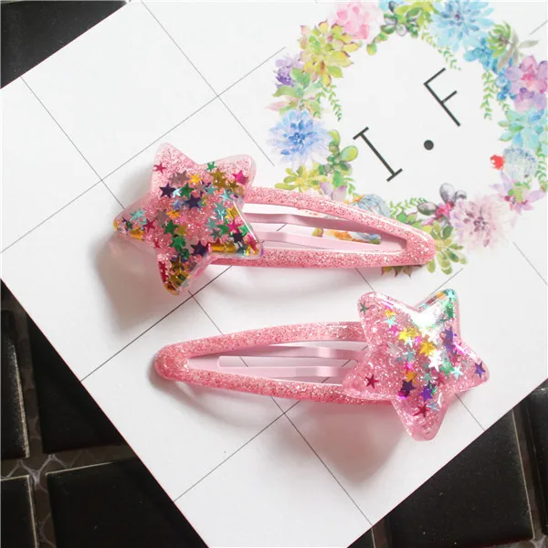 2 шт. детские заколки для волос в форме сердца|Аксессуары девочек| |