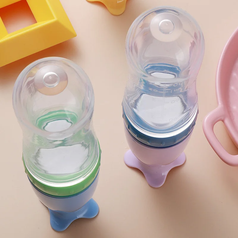 

Baby Spoon Bottle Feeder Dropper Silicone Spoons for Feeding Medicine Kids Toddler Cutlery Utensils Children Accessories Newborn