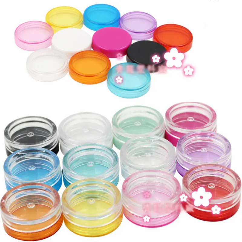 5 шт. пластиковые банки для косметики с крышкой|Бутылки и хранения| |