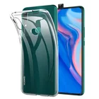 Прозрачные чехлы для телефонов Huawei P Smart 2021 2020 Pro 2019, мягкий прозрачный силиконовый защитный чехол из ТПУ для Huawei P Smart Z