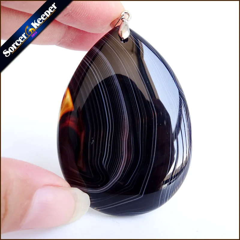 

Модная подвеска для ожерелья для женщин и мужчин, подвеска из большого натурального Ботсваны, агата, камня, горки, Исцеляющие кристаллы для изготовления ювелирных изделий TS770