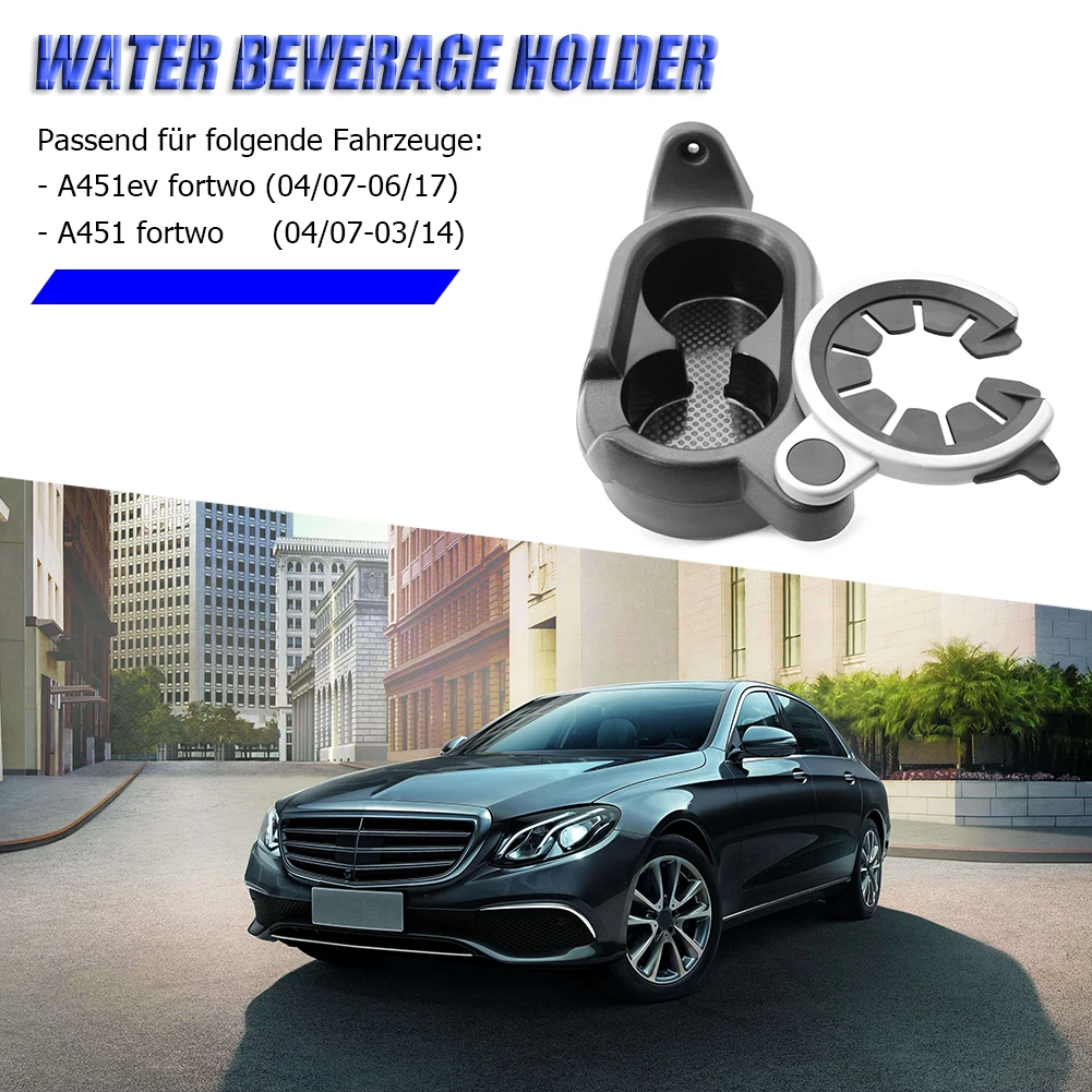 

Console Cup Holder Car Center Outdoor Parts Personal Car Accessories for Mercedes-Benz Smart Fortwo 451 Bottle Tray