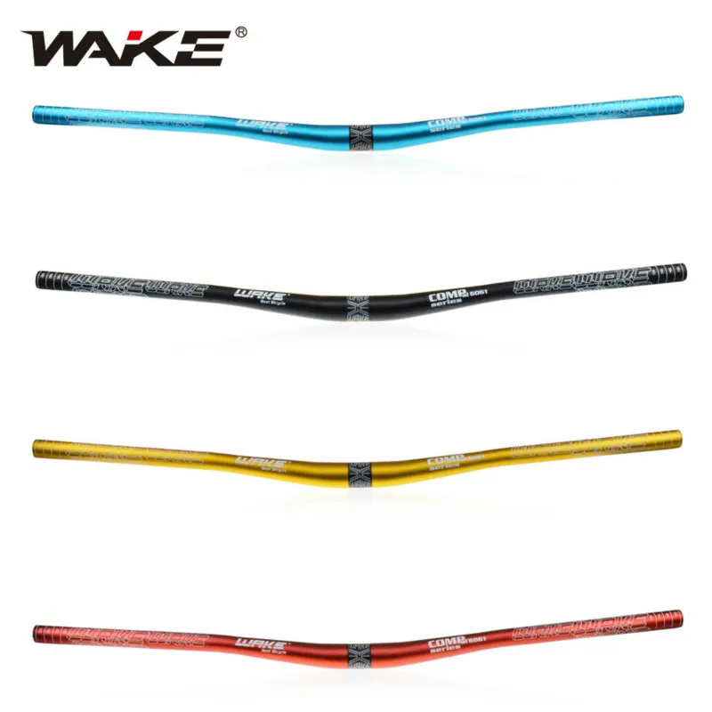 

WAKE Aluminum Alloy Mountain Bike Handlebar DH 6 degree Bicycle Handlebar mtb Professional long hand bar 31.8* 780MM