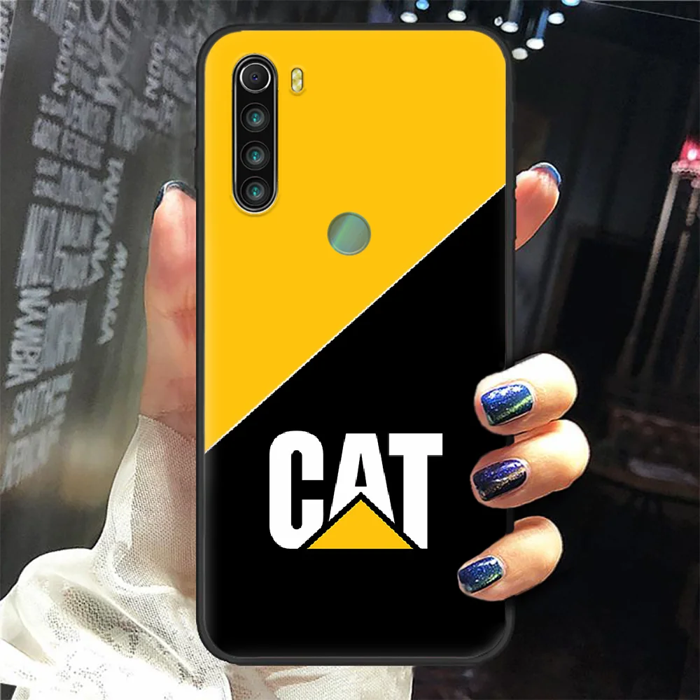 

CAT Caterpillar Phone Case Cover Hull For XIAOMI Redmi 7a 8a S2 K20 NOTE 5 5a 6 7 8 8t 9 9s pro max black coque tpu cover trend