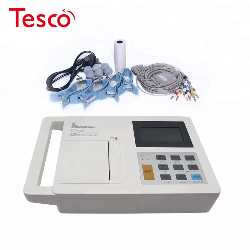 

IN-H03G 3Channel Portable Echocardiogram Touch Screen Handheld Digital ECG Machine