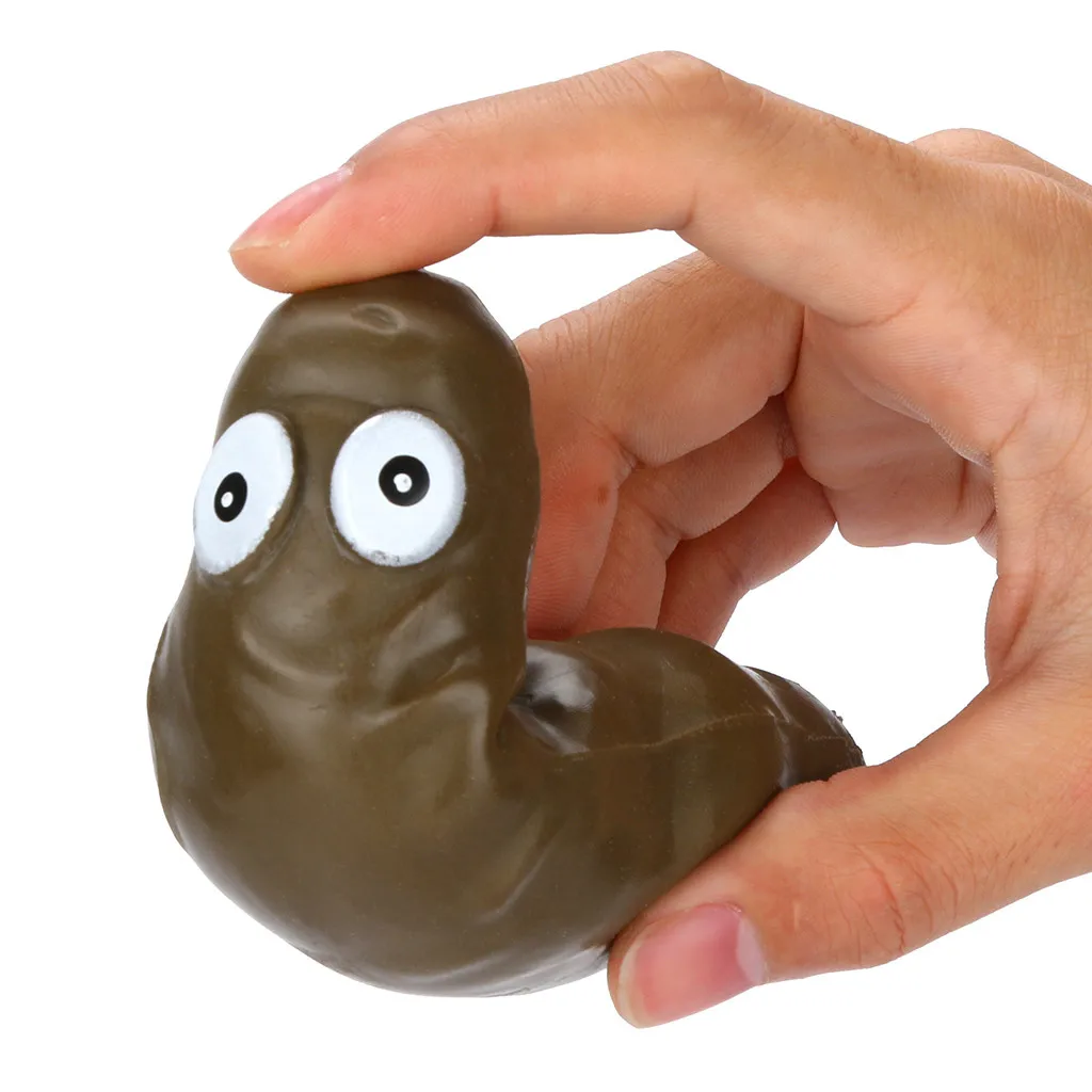 

Anti stress toys Novelty Squeeze Turd Stretchy Poo Stress Relief Squeeze Hand Toy Prank Poop Toy interesting Creative for Child
