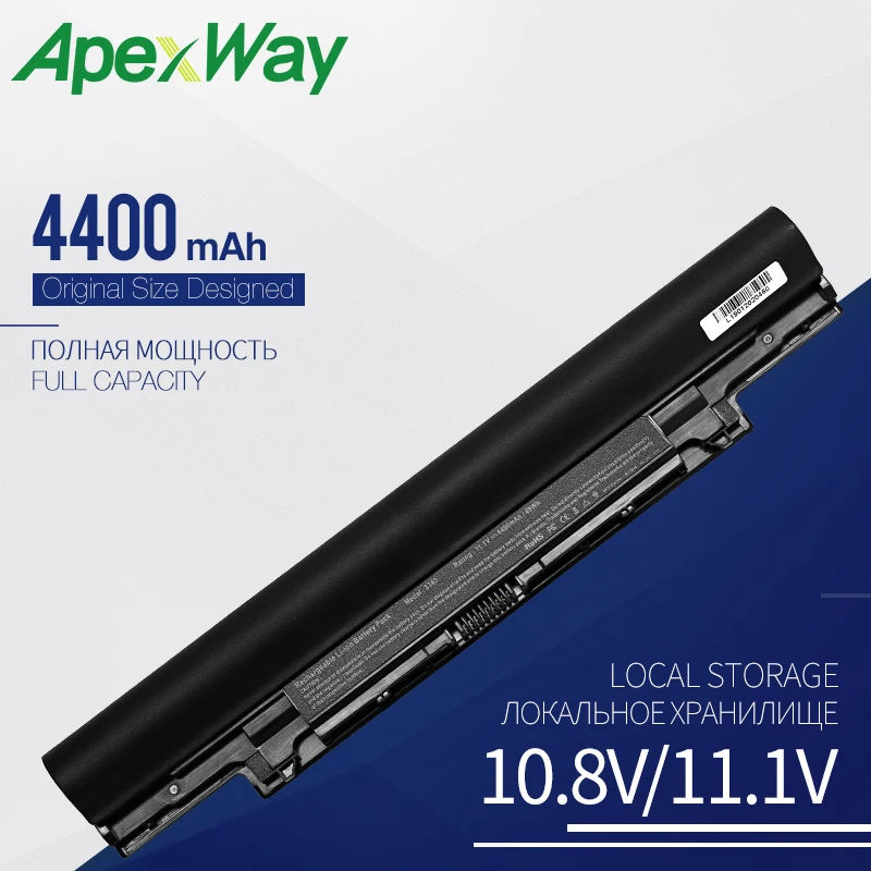 ApexWay 11,1 v 4400mAh 6 Аккумулятор для ноутбука DELL V131 2 серии для Latitude 3340 серии YFDF9 YFOF9 5MTD8