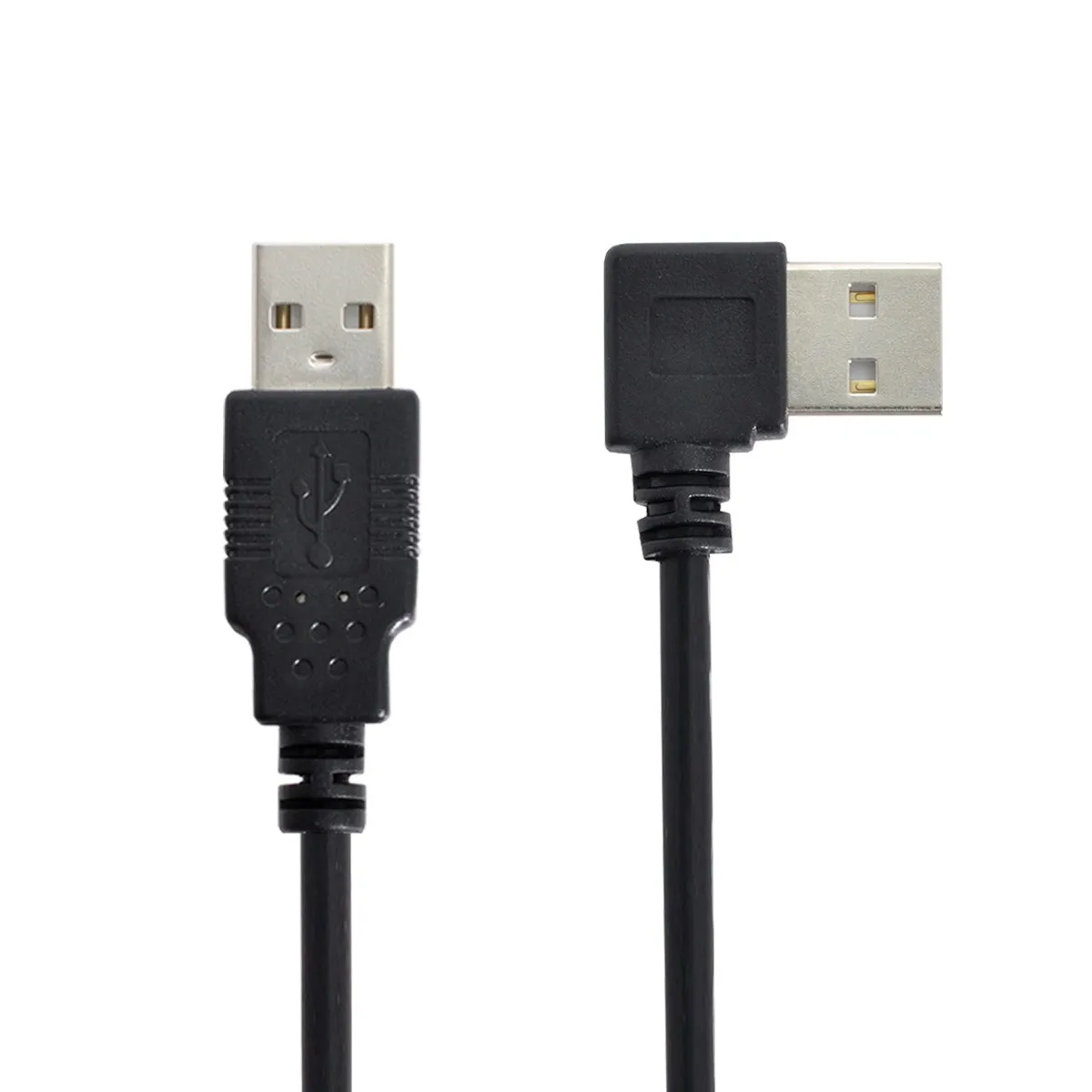 Кабель передачи данных Cablecc CY 100 см USB 2 0 штекер двусторонний дизайн левый и правый