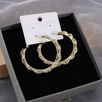 c shaped ear hoop earrings 2020 fashion temperament european and american exaggerated earrings elegant exquisite new earrings