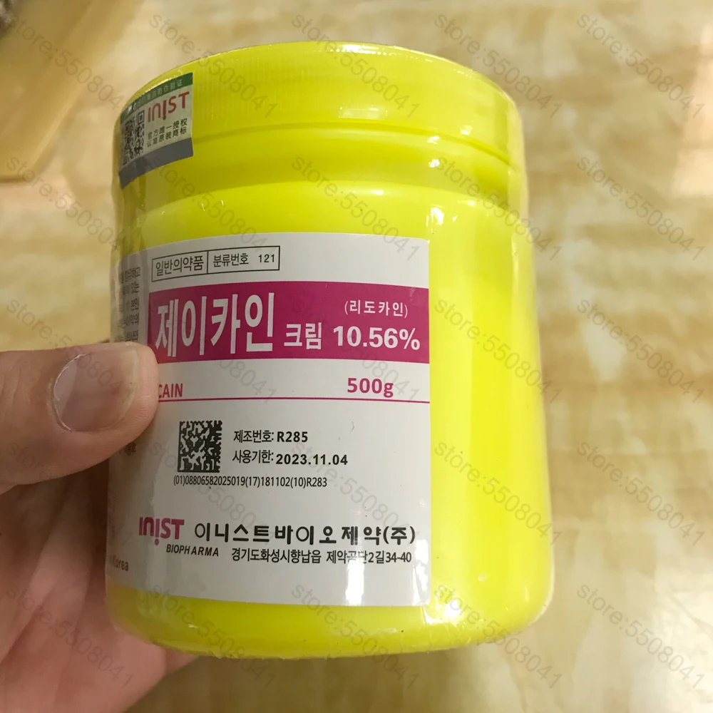 

500g J Cain 10.56% Tattooing Microneedle Topical Tattoo Cream Korea Before Care Repair Face Cream Permanent makeup Tattoo Care