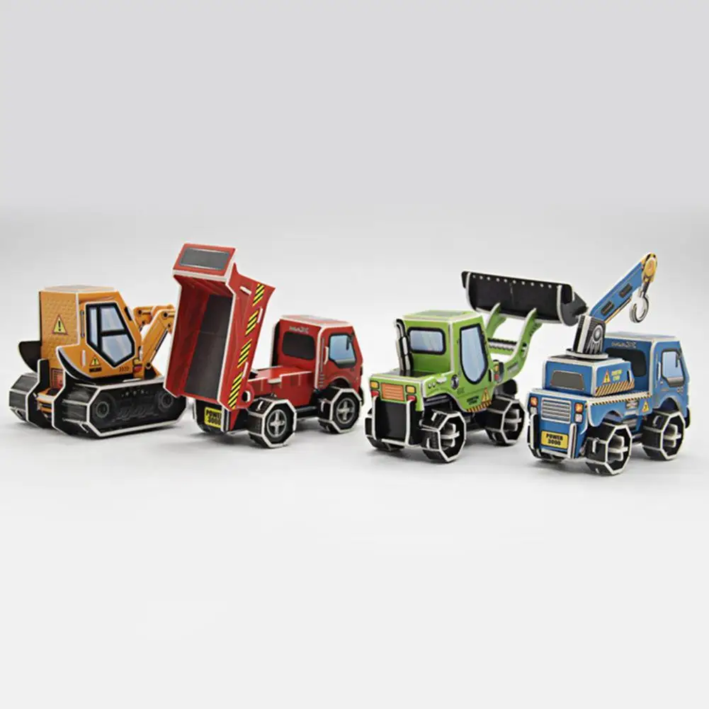 

1Set Jigsaw Fashion Excavator Puzzle Jigsaw Toy Cultivate Thinking Ability Intellectual Development 3D Puzzle