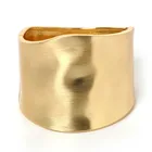 2020 новый популярный простой и увеличенный широкий женский браслет минималистичный весенний браслет с застежкой металлические ювелирные изделия