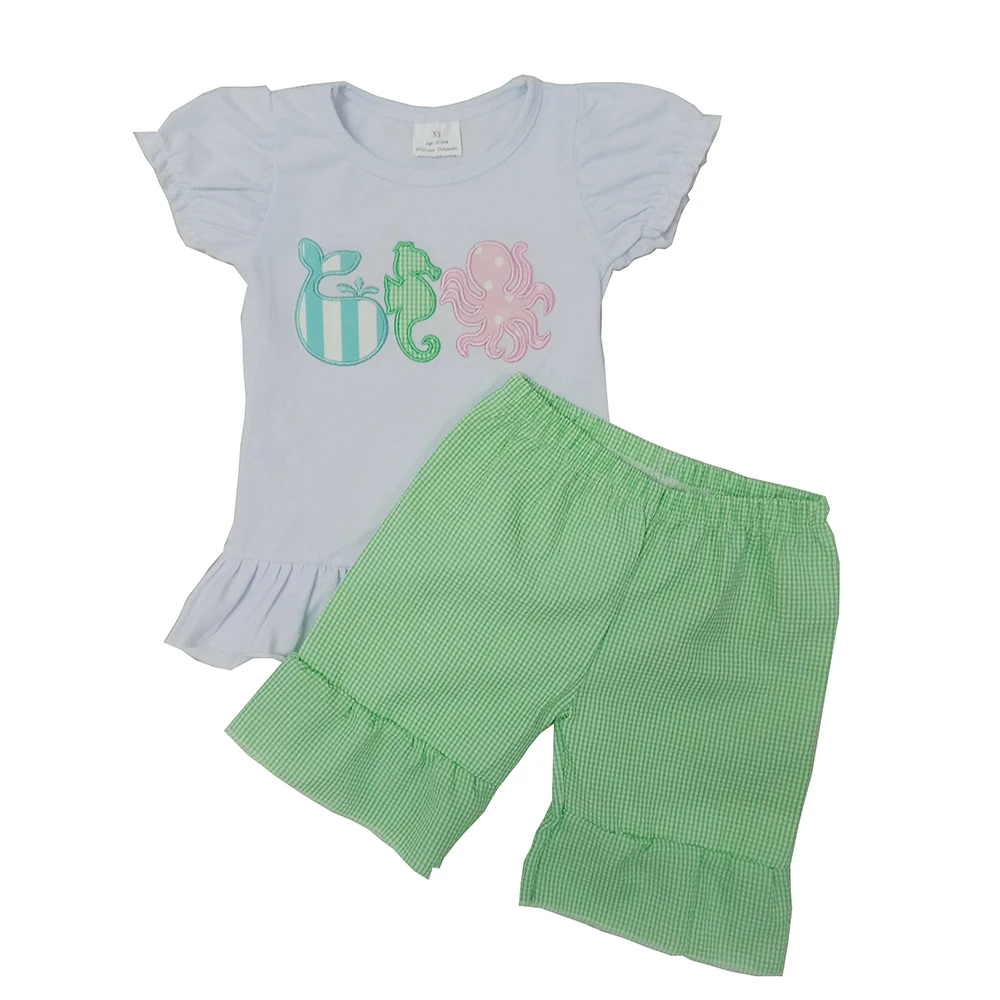 

Baby Summer T-Shirt+Short Pants Outfit Baby Boys Girls Boutique Clothing Sets Clothes Set Kids Outfits