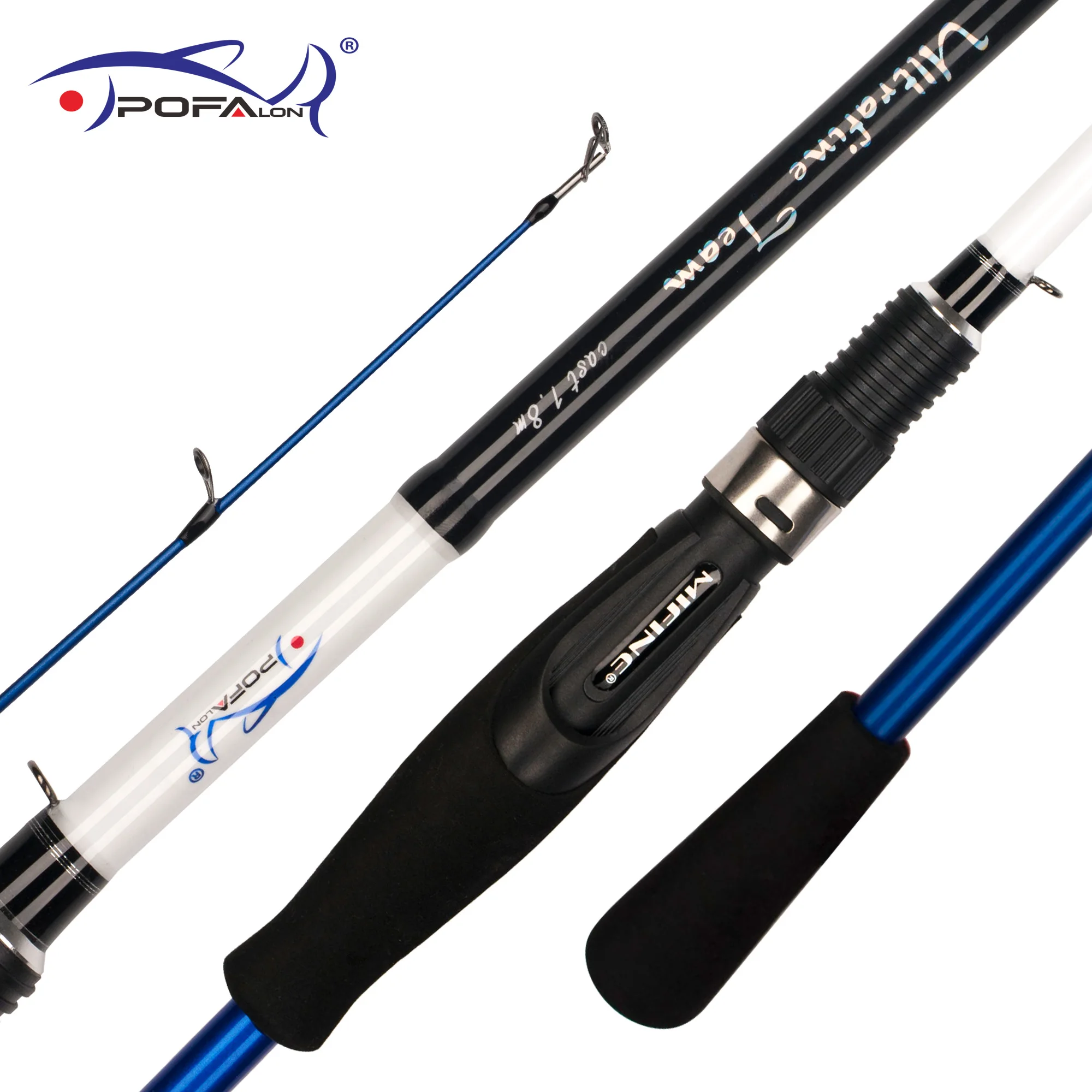 3-секционная спиннинговая приманка для путешествий рыболовная удочка 1 8/2 м POFALON