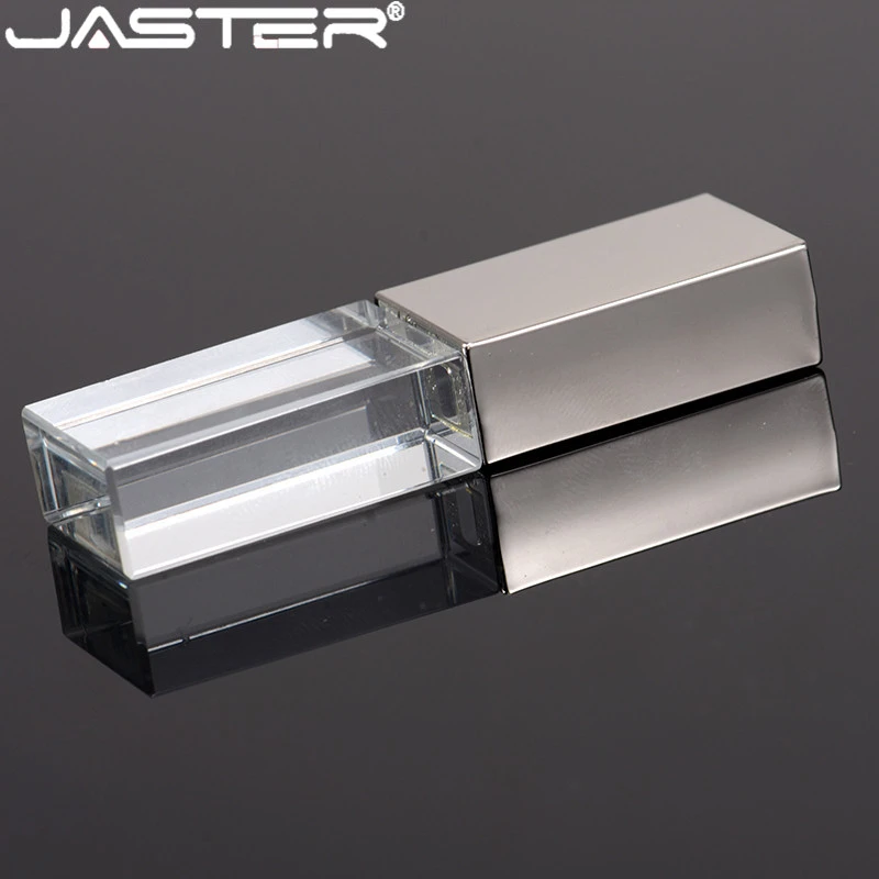 Прозрачная Флешка JASTER usb 2 0 с логотипом на заказ 4 ГБ 8 16 32 64 ГБ|USB флэш-накопители| |
