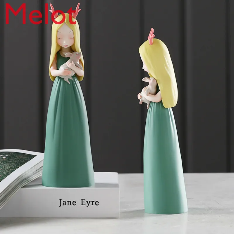 

«Добрый ночной кролик», Сердце Девочки надела прекрасное изображение Jia Xiaogu, белая ночная сказка, чтобы отправить идеи для подарка на День Д...