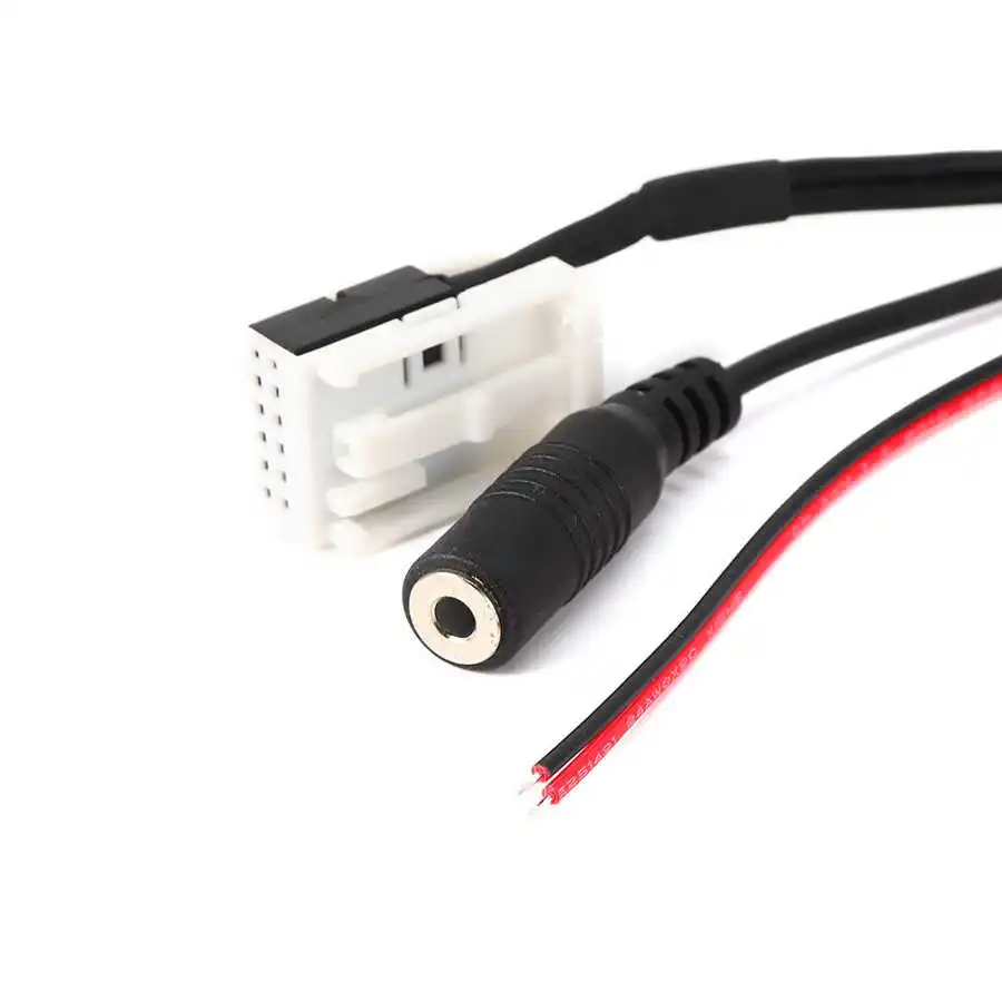 Автомобильный Bluetooth аудио MP3 кабель адаптер с микрофоном комплект подходит для