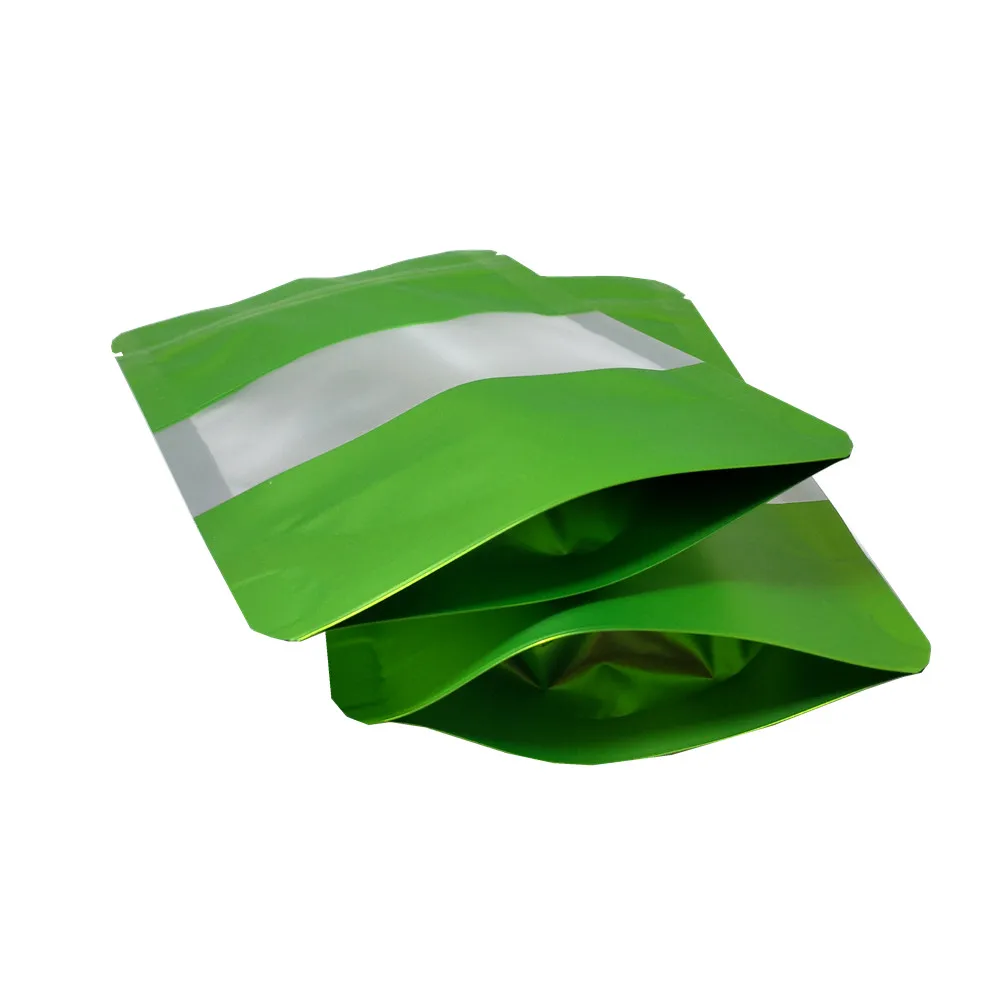 Пакеты из алюминиевой фольги матовые зеленые 100 шт./лот | Дом и сад