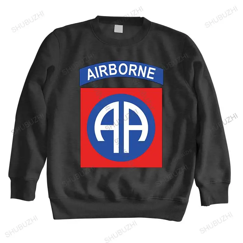 

Man crew neck hoodie 82nd Airborne Division Combat Jump Wings US Paratrooper brand men autumn hoody mens shubuzhi hoodies